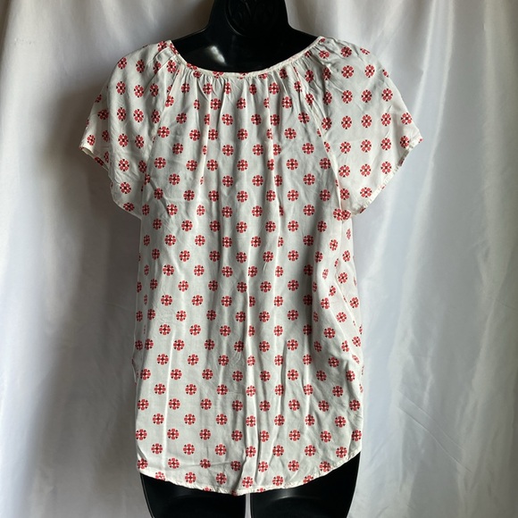 Old Navy Short Sleeves Button Front Shirt Size Medium - Picture 3 of 11